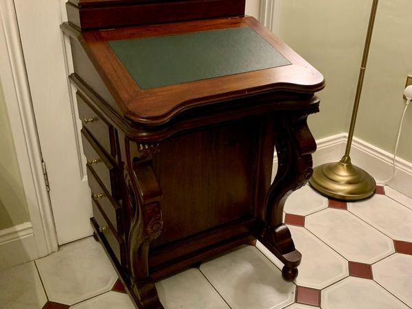 Victorian style Davenport mahogany desk