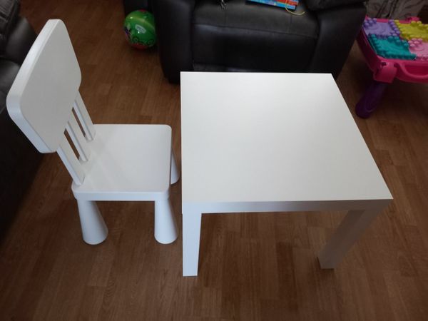 Ikea table & kids chair