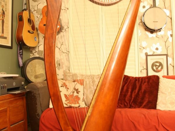 AOYAMA 34-string Irish Harp Model Model 130-B