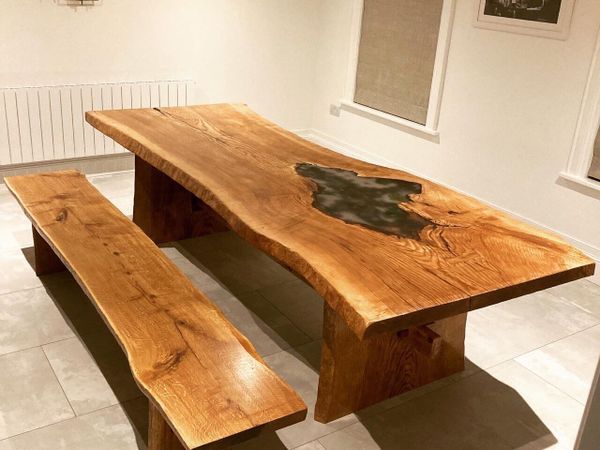 Bespoke solid oak table
