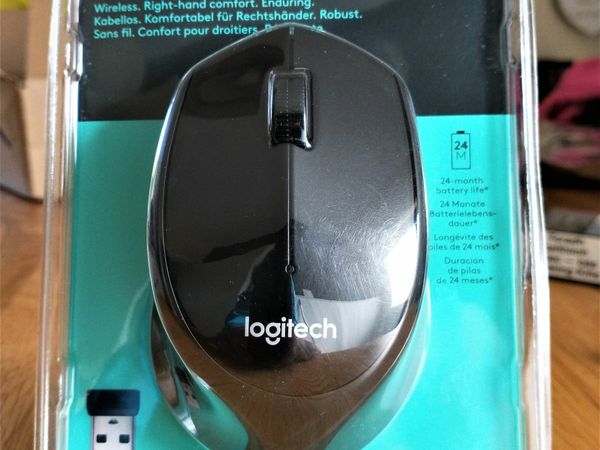 Logitech M330 Silent Wireless Mouse. Black