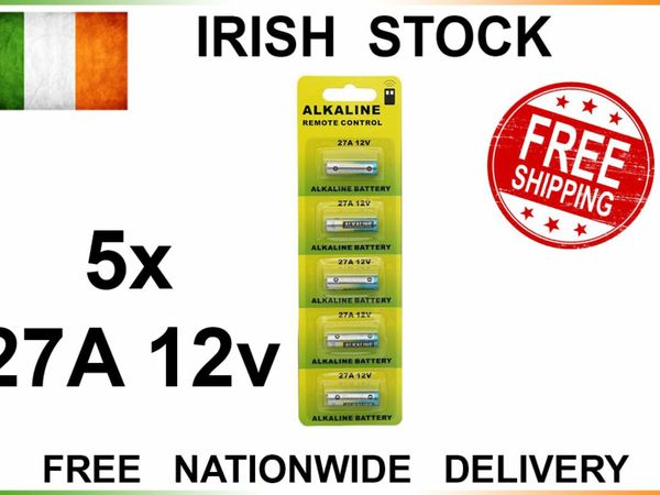 5x Alkaline 27A 12v GP27A MN27 A27 Batteries