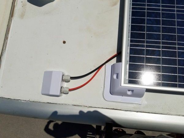Brackets for camper van solar panels