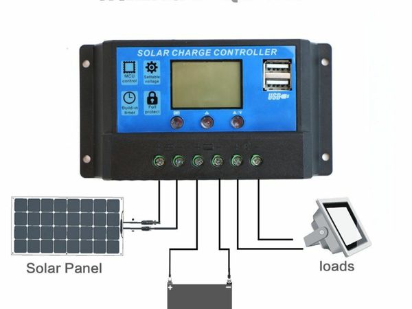 Solar Charge Controller 30Amp 12V/24V for boat