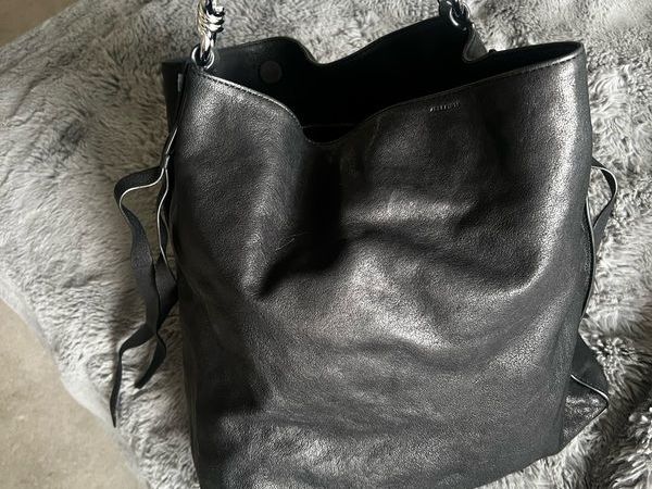 AllSaints leather tote bag