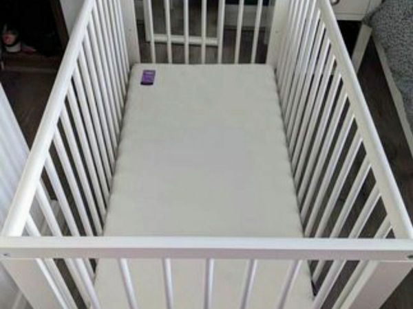 Cot Bed and Mattress
