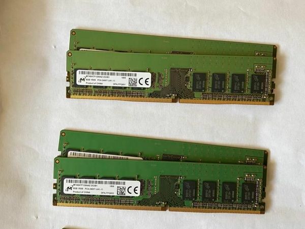 MICRON BRAND DDR4 8GB RAM 8GB 1RX8 PC4-2400T-UA2-11 DDR4 8GB 2400MHZ DESKTOP MEMORY