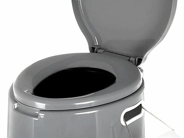 Hillington Lightweight and Portable 5L Camping Toilet with Seat