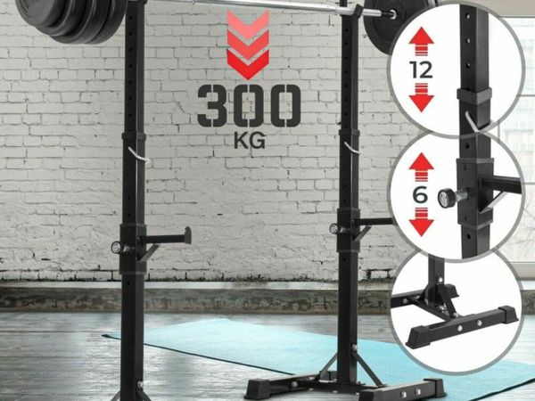 GYM SQUAT RACK + BENCH - FREE DELIVERY