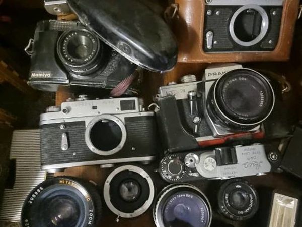 Cameras 35mm vintage leica etc
