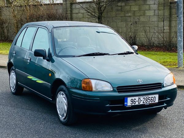 1996 Toyota starlet 1.3cc 1 owner Nct/tax f.s.h