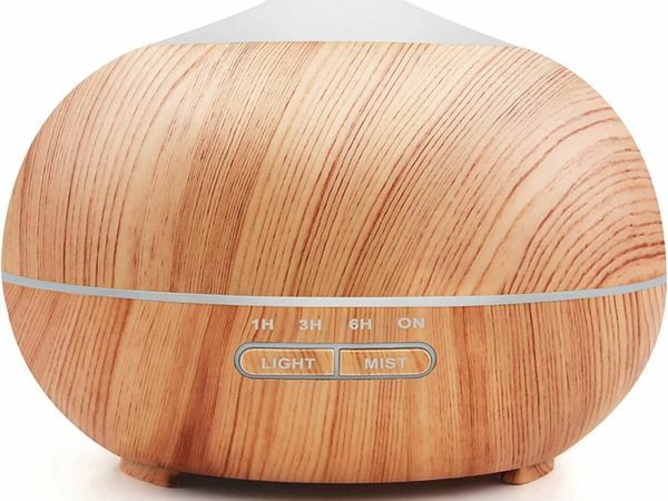 Essential Oil Diffuser Humidifier for Home: 400ml Aromatherapy Diffusers for Large Room