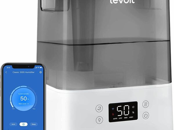 LEVOIT Smart Humidifiers for Bedroom & Baby, 6L Top-Fill Cool Mist with Quiet Sleep Mood