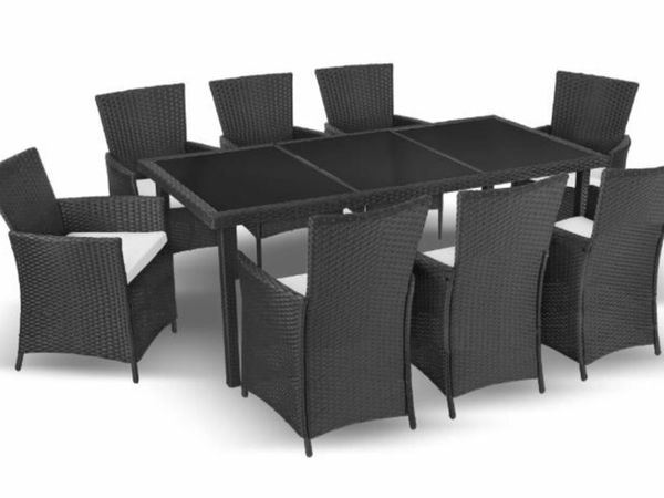 Garden Rattan Furniture Set Set Max 8 Chairs | Free delivery | Payment on arrival
