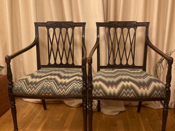 Antique 18th Century Sheraton Chairs