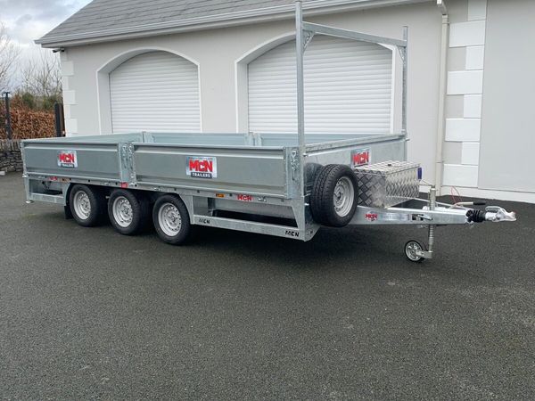 14ft flatbed builders trailer