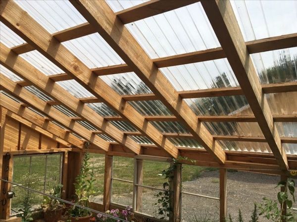 PERGOLA CLEAR ROOF SHEETS €3ft delivered