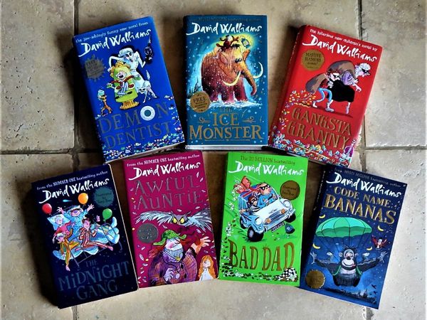 Collection of David Walliams books in hardback and paperback