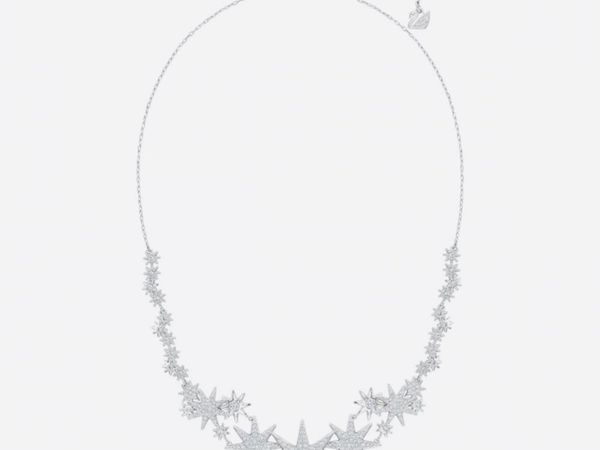 Swarvoski Fizzy Star necklace white crystals