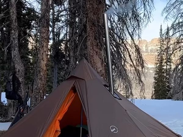 Luxury Mini Peak XL 4 season tent + wood stove