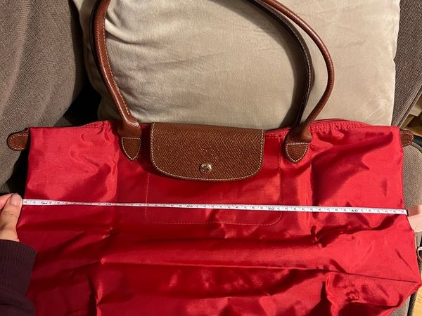 Longchamp handbag red color