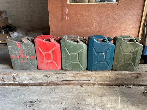 Old Jerry cans