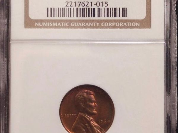 United States. Proof 1 Cent 1964-S. In NGC PF67 RB Slab