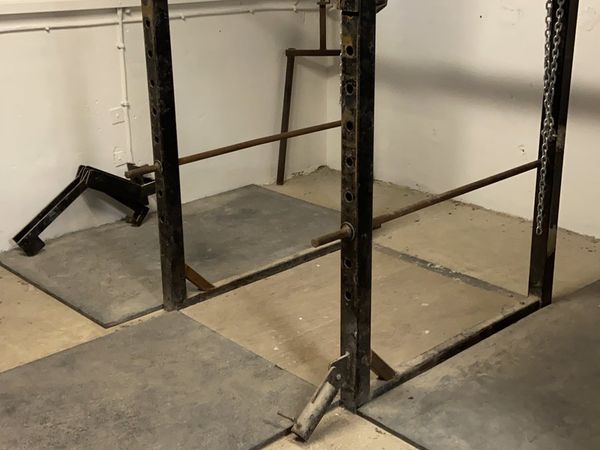 Rack squat and monolift attachment