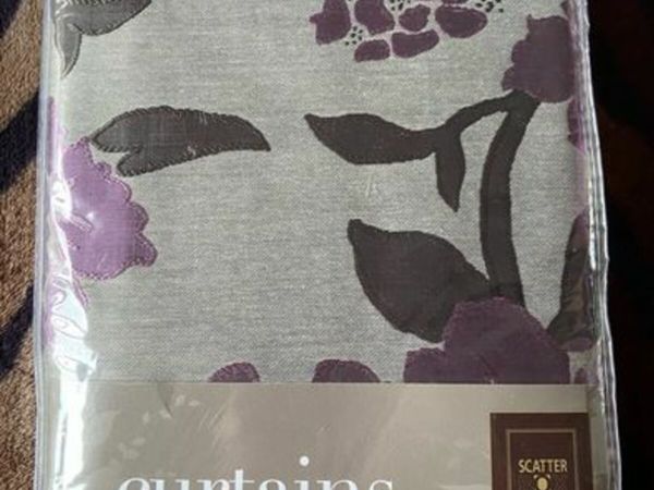 ScatterBox curtains new in packaging 66x72 inch