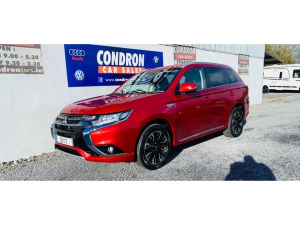 Mitsubishi Outlander Estate, Hybrid, 2017, Red