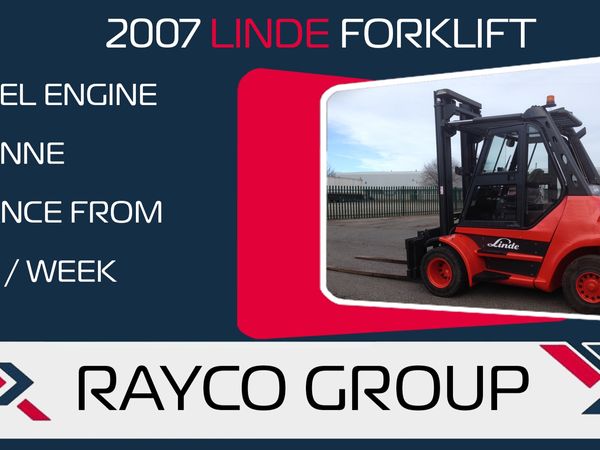 8 Ton Linde Forklift - Finance Today