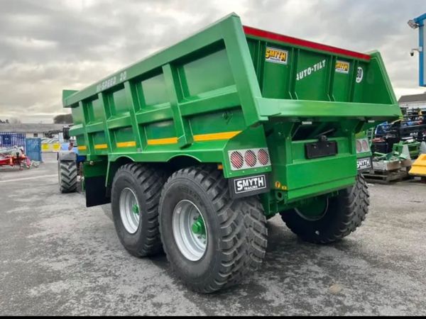 Selection of dump trailers in stock