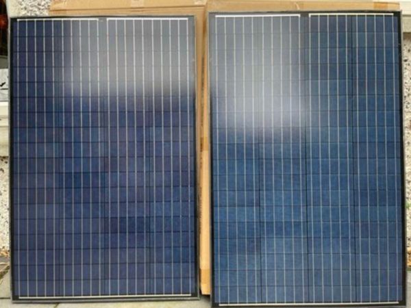 220W Black solar panel for camper boat shed