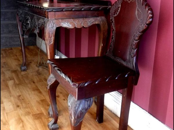Hall Table and Chair