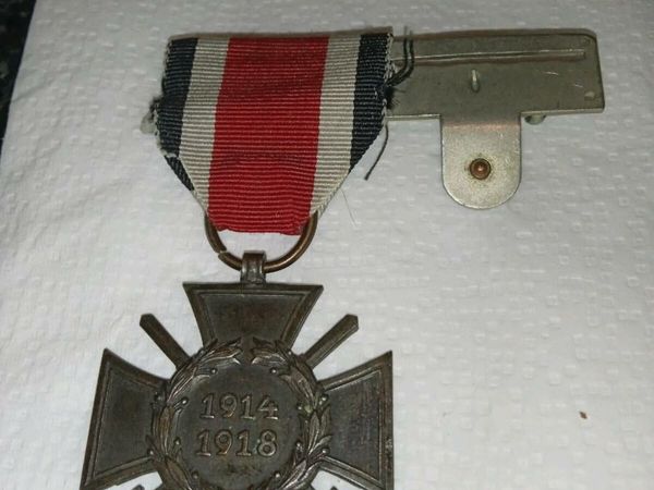 Original Hindenburg Iron Cross with original ribbo