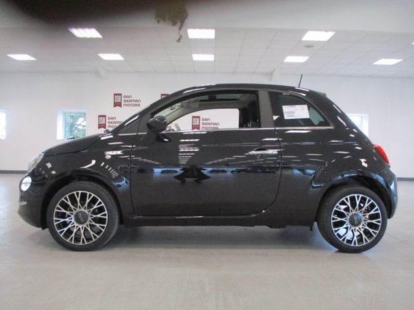 Fiat 500 Hatchback, Petrol Hybrid, 2023, Black