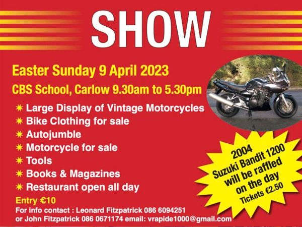 Leister Classic Motorcycle Club Easter Show