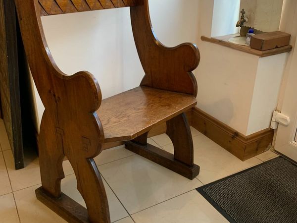Antique Ecclesiastical Chair