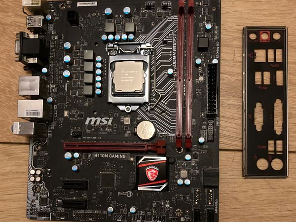 Gaming motherboard and CPU