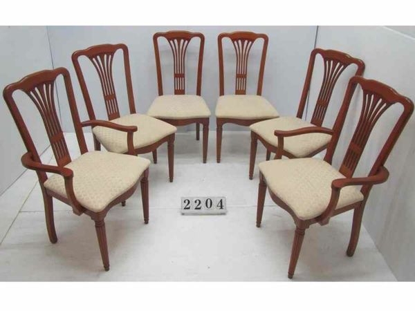Set of 6 chairs.   #2204