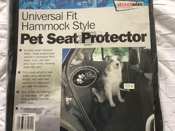 “Pet Hammock” Car Rear Seat Protector