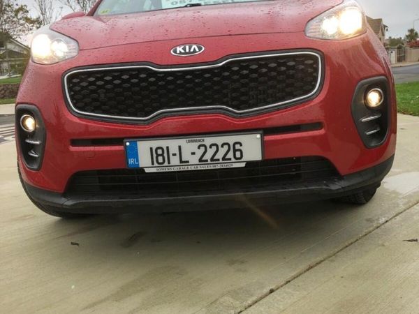 Kia Sportage SUV, Diesel, 2018, Red