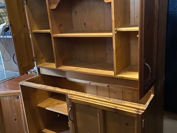 Solid pine hand made kitchen units