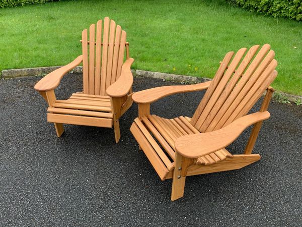 Oak Adirondack Chairs