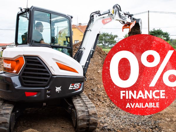 Bobcat E55z Excavator | 0% Finance Available