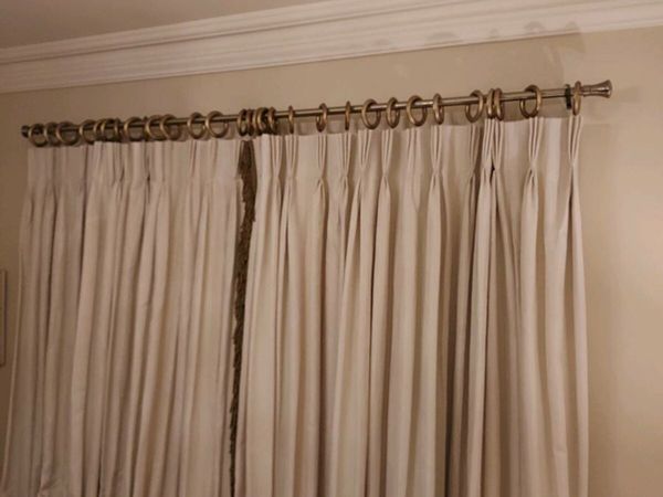 Cream Curtains made to measure