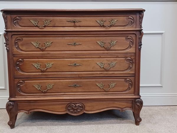 French antique Louis XV chest of drawer