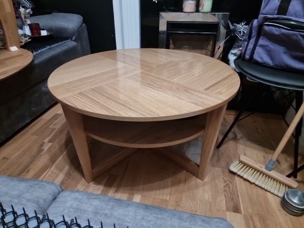 Ikea Vejmon round coffee table 90cm