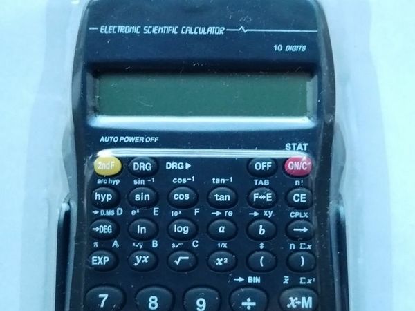 Scientific Calculator With 10 Digit Display