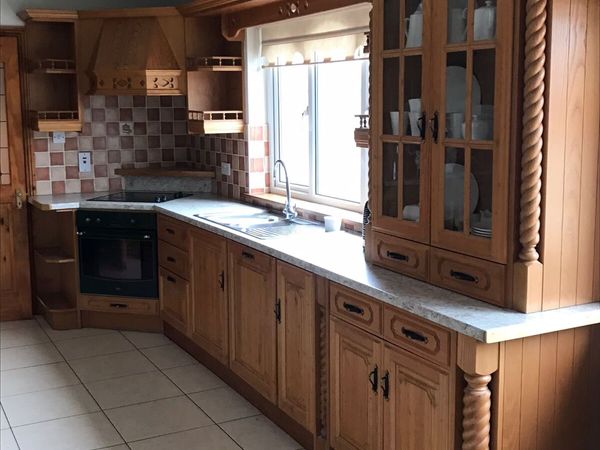 Solid Oak Kitchen with utility